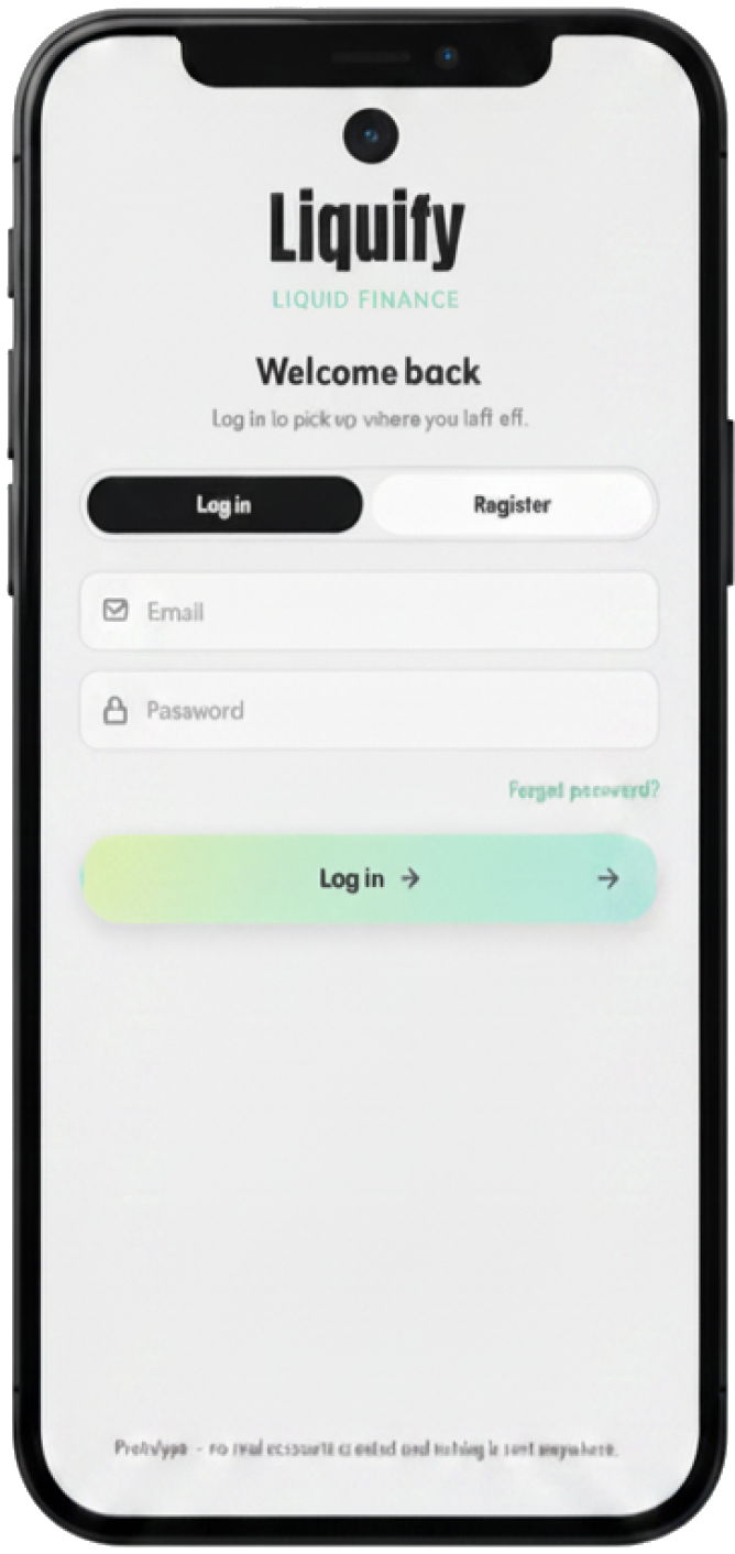 Liquify personal finance app